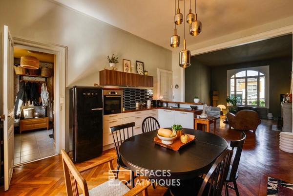 Appartement de charme avec cour privative en centre-ville