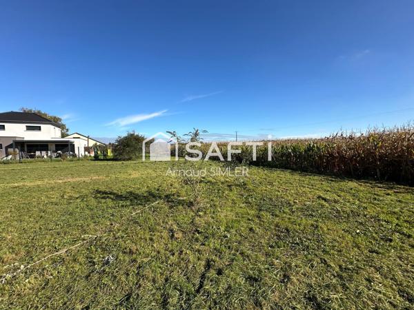 Terrain viabilisé de 10 ares à vendre à Saasenheim !