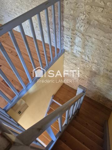 Maison de ville rénovée avec jardin & dépendance