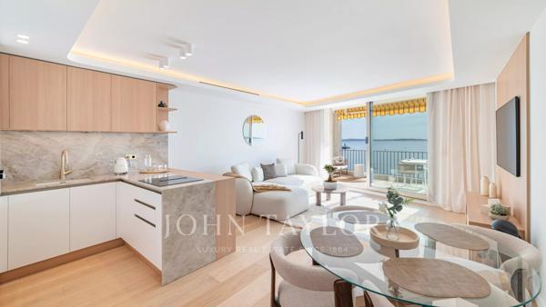 Appartement 3 Pièces en Front de Mer avec Vue Panoramique – Pointe Croisette