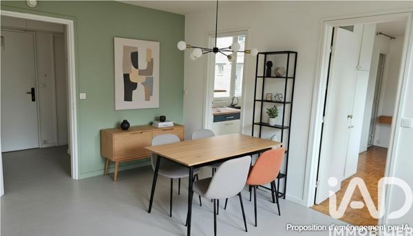 Appartement à vendre 2 pièces 38,1 m² Boulogne-Billancourt
