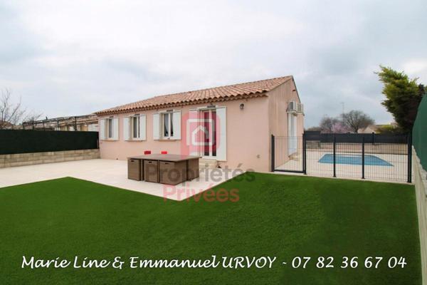 Châteaurenard 13160 - Maison plain-pied - 4 chambres avec jardin et piscine
