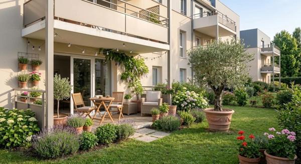 ARGENTEUIL – T3 avec jardin de 127 m² - Bus au pied de la résidence