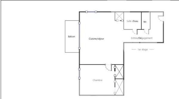 Charmant T2 lumineux avec balcon dans résidence récente - 33260 La Teste-de-Buch - Réf 87209377
