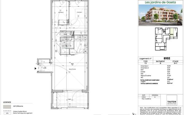 Appartement à vendre    3 pièces • 77,60 m2 Frontignan