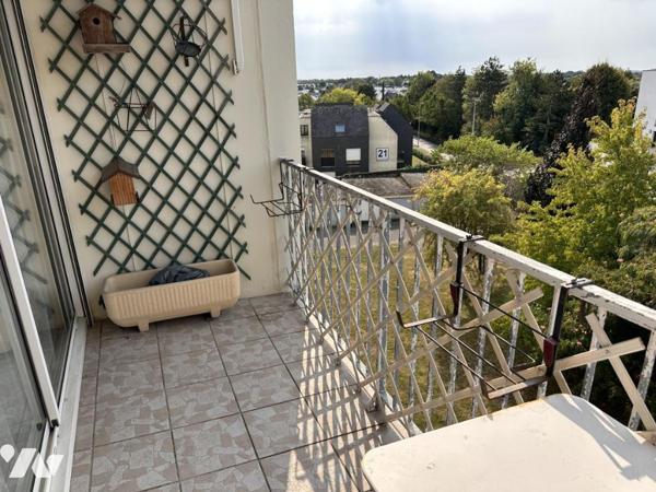 A VENDRE 56 VANNES La Garenne, à 2 pas du centre historique, appartement 94 m², 4 chambres, parking 