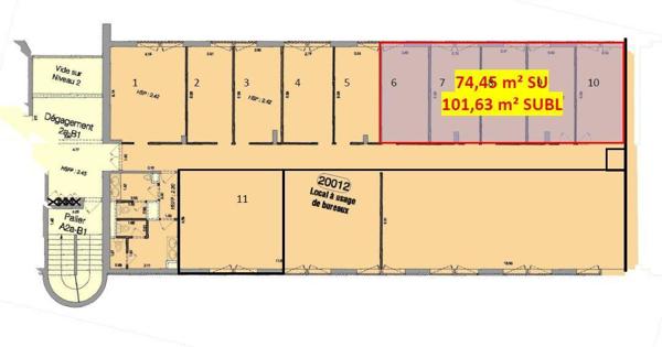 Location Bureau 101 77185 Lognes 807602