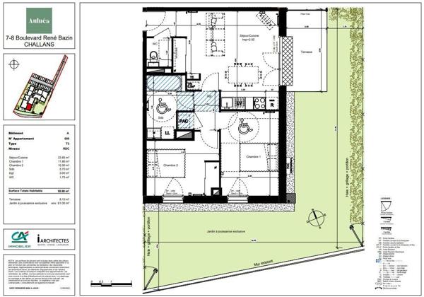 Appartement à vendre 3 pièces 56 m² Challans
