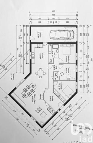 Maison à vendre 4 pièces 110 m² Bessan