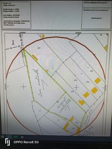 SUPERBE TERRAIN A BATIR VIABILISE DE 6200 M² DONT UN TIERS EST CONSTRUCTIBLE POUR PLUSIEURS MAISONS Troissereux (60112)