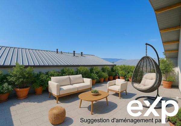 Vends appartement T5 Challes les eaux avec terrasse