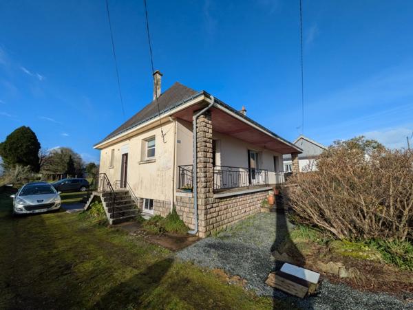 SAINT CARADEC TREGOMEL MAISON DE CARACTÈRE EN REZ DE CHAUSSEE SURELEVE 5 PIÈCES DE 105M² ENVIRON PARCELLE DE 1575M²