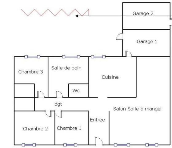 Maison ancienne Villenave-d'Ornon 87 m²