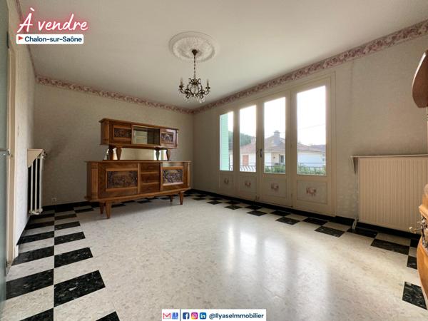 Chalon-sur-Saône (71100) MAISON 145 m² | 3 CH | 550 m²