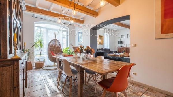 VENTE SECTEUR ROUFFIAC-TOLOSAN MAISON DE VILLAGE AVEC JARDIN ET GARAGE