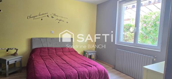 Plain pied sur 1356m² de terrain avec piscine