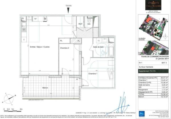 Vente / Appartement T3