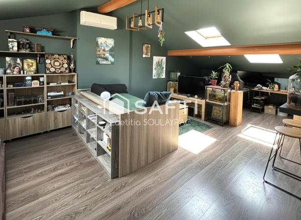 Bel appartement en centre ville, avec cave et jardin.
