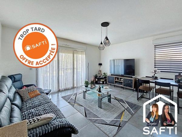 Appartement T3 de 65 m2 avec jardin privatif de 120 m2