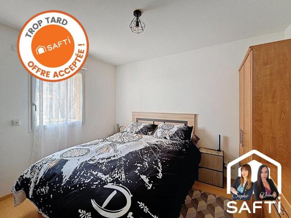 Appartement T3 de 65 m2 avec jardin privatif de 120 m2