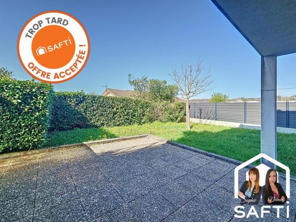 Appartement T3 de 65 m2 avec jardin privatif de 120 m2