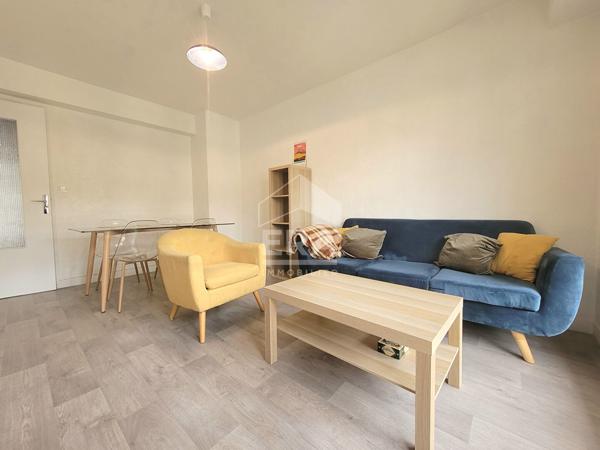 LOCATION MEUBLEE - PAU - Secteur Verdun : Appartement T3 de 63m²  avec 2 balcons et parking