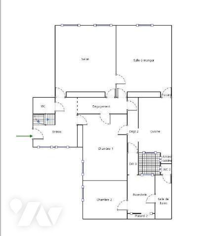 APPARTEMENT 5 PIECES - 3 CHAMBRES - RUE DE STRASBOURG - NANTES
