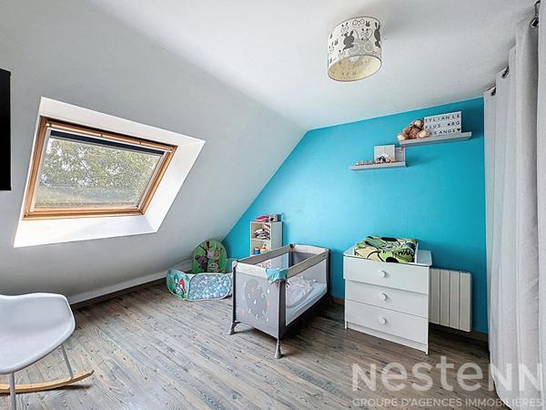 Maison contemporaine, vie de plain pied - 106m² - 4 chambres - sous-sol ; Languidic.