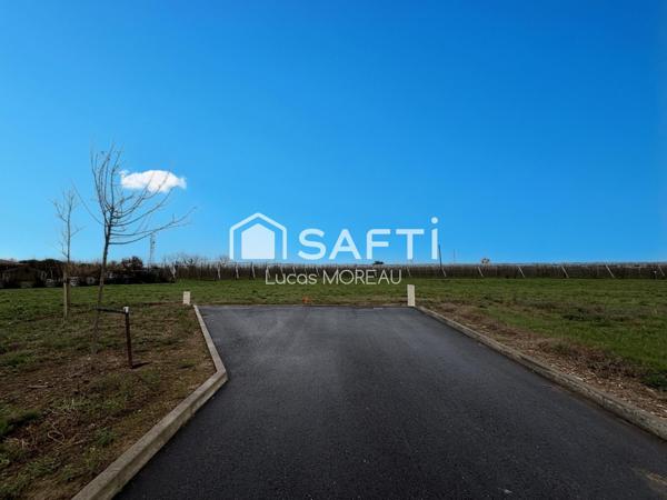 Terrain de 1120m2 Borné et viabilisé