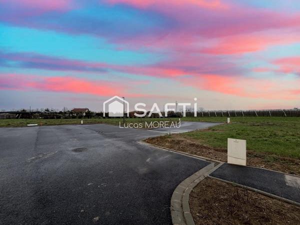 Terrain de 1120m2 Borné et viabilisé