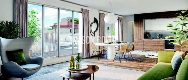 BOULOGNE COEUR DE VILLE - APPARTEMENT 3 PIECES DE STANDING AVEC TERRASSE