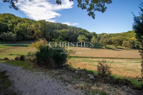 La vieille ferme avec ses granges, 3 ânes et 35 hectares de terrain.