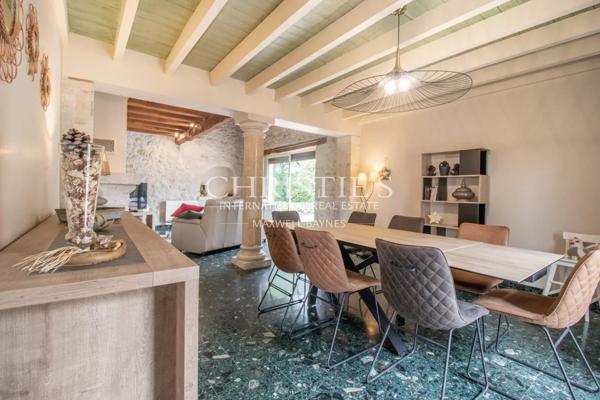 La vieille ferme avec ses granges, 3 ânes et 35 hectares de terrain.