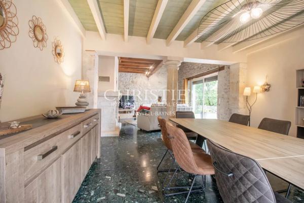 La vieille ferme avec ses granges, 3 ânes et 35 hectares de terrain.