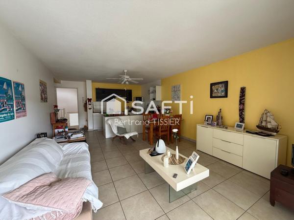 T2 dernier étage – Vue mer, très bon état