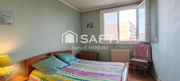 Appartement 80m2, 4 pièces, 2 chambres, cave, garage