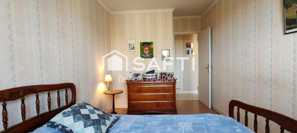 Appartement 80m2, 4 pièces, 2 chambres, cave, garage