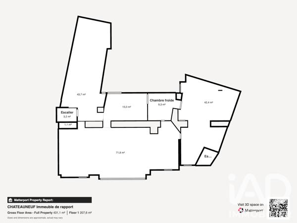 Immeuble à vendre 350 m² Châteauneuf-du-Faou