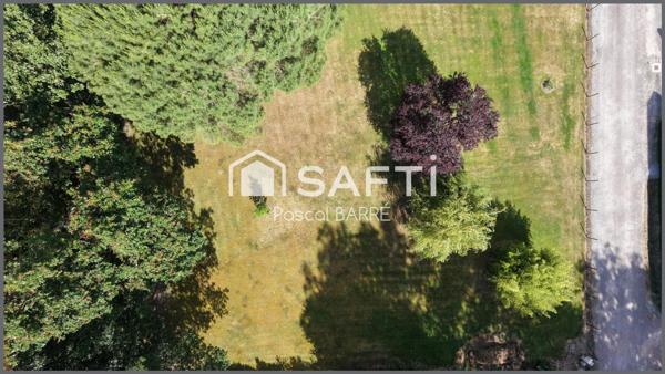 Terrain de 1 510 m², plein sud !