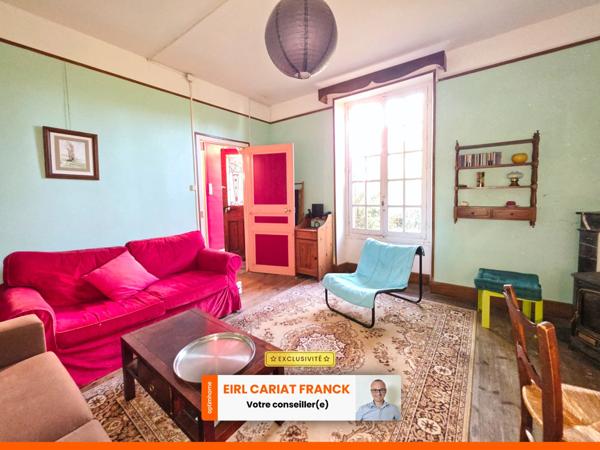 MAISON BOURGEOISE DE 71 M² A RESTAURER SUR 1455 M² DE TERRAIN CLOS