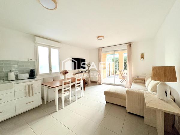 Appartement en RDJ rénové avec goût avec belle terrasse