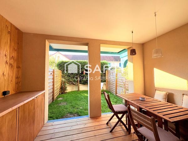 Appartement en RDJ rénové avec goût avec belle terrasse