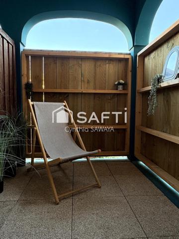 Appartement en RDJ rénové avec goût avec belle terrasse