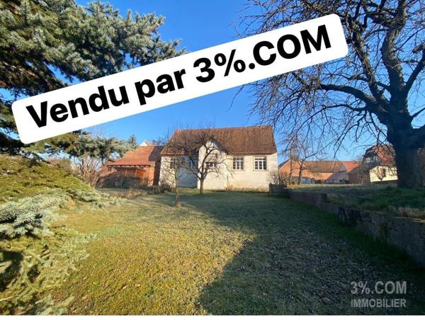3%.COM Grande maison avec dépendance sur 10 ares Schwindratzheim (67270)