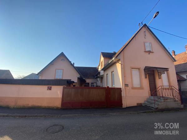 3%.COM Grande maison avec dépendance sur 10 ares Schwindratzheim (67270)