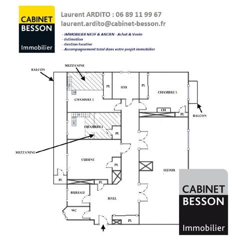 GRENOBLE CENTRE - F5 avec ascenseur