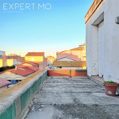 Palavas-les-Flots (34250) A RENOVER - APARTEMENT 90 m2 AVEC 50 m2 DE TERRASSES