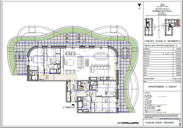 Appartement 5 pièces L’espace, la lumière et le prestige AIX LES BAINS (73)