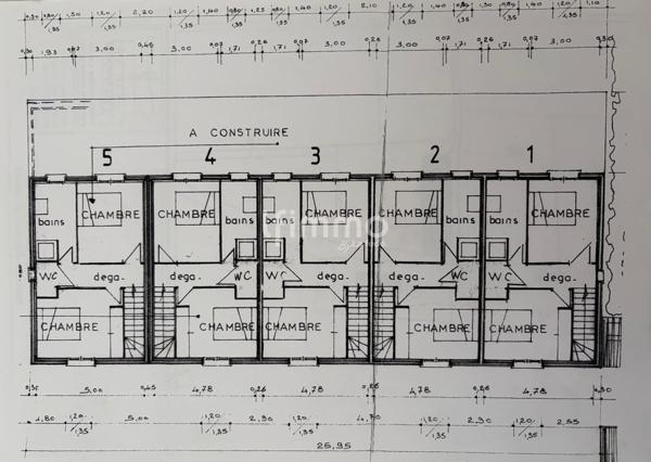 Ensemble immobilier de 5 appt. T4