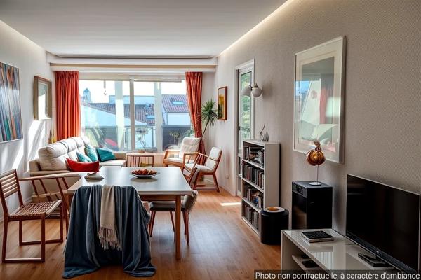 La Rochelle (17000) DERNIER ETAGE – Appartement 3 Pièces avec Balcon et Parking – La Rochelle Centre